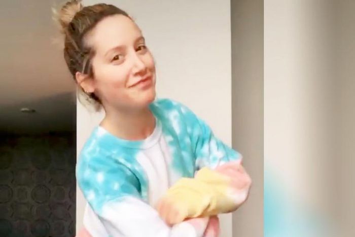 Ashley Tisdale Dances To 'High School Musical'