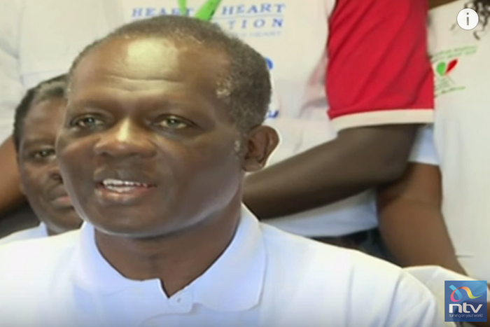 Raphael Tuju makes first public appearance since road accident, addresses press at Karen Hospital