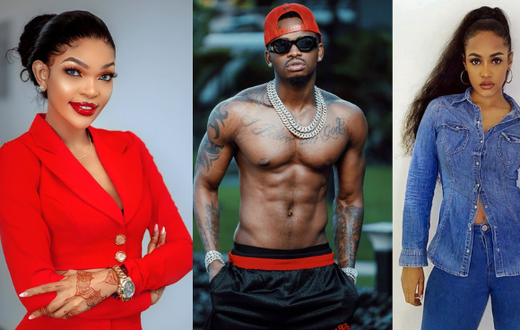 Wema Sepetu, Diamond Platnumz and Tanasha Donna