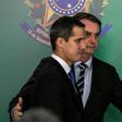 Brazil's President Jair Bolsonaro (right) supports the claim of Venezuelan opposition leader and self-declared acting president Juan Guaido
