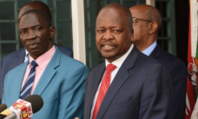Health CS Mutahi Kagwe addresses MP John Kiarie’s claims