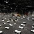 Madrid's regional government released this photo of a temporary hospital set up at the Ifema Convention Centre to cope with the crisis