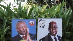 Vital Kamerhe (L) is President Felix Tshisekedi's (R) chief of staff