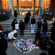 New York hospital workers paid tribute to colleagues who have died from the coronavirus since the beginning of the epidemic that has ravaged the city