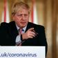 Britain's Prime Minister Boris Johnson announced new measures to halt the coronavirus outbreak 