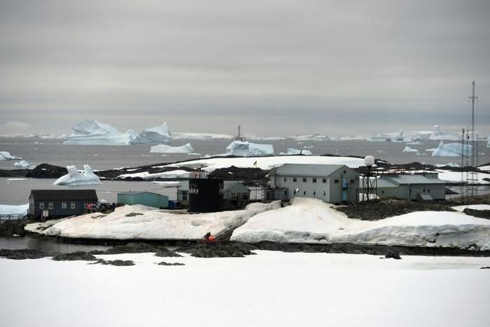 The Vernadsky research base on on Galindez Island, Antarctica, where Yuriy Otruba and his team will spend the next year