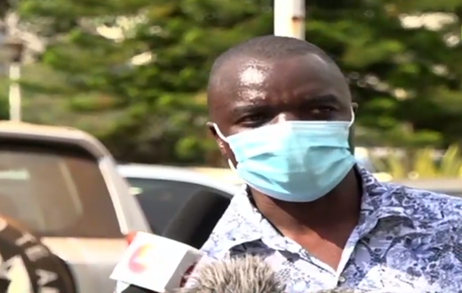 Calvin, a Kibra resident who attended the daily Covid-19 briefing at Afya House on June 5, 2020