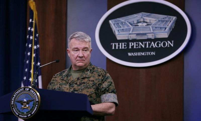 Marine Corps General Kenneth McKenzie, commander of US Central Command