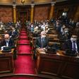 Vucic's party is poised to boost its parliamentary majority with 60 percent of the vote, and its coalition partner, the Socialist Party of Serbia, has around 12 percent support, a recent poll found