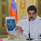 In this photo released by the Venezuelan Presidency, Nicolas Maduro speaks during a televised address on May 9, 2020 to announce new arrests related to an alleged bid to topple him