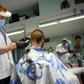 Hairdressers in Switzerland were allowed to reopen as the country started lifting its coronavirus lockdown measures