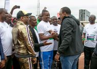 Watch Uhuru cross the finish line after competing at the First Lady’s Beyond Zero Half Marathon [Video]