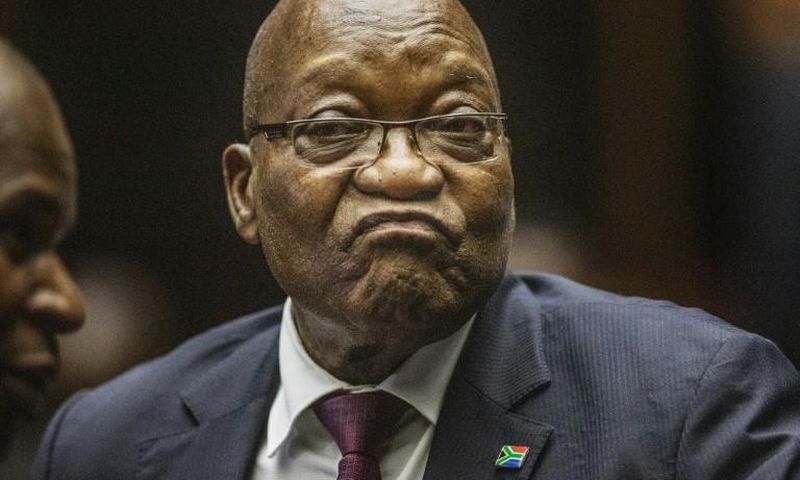 South Africa's former president Jacob Zuma has blamed his enemies for the 2018 death of his son