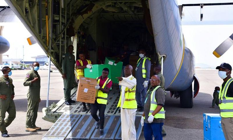 Top health official Abdulaziz Abdullahi said Nigeria has received 100,000 face masks, 1,000 protective gowns and 20,000 test kits