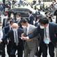 Former dictator Chun Doo-hwan (C) remains hugely divisive in South Korea