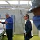 Wires are still hanging from the ceilings, but  the vast Berlin site will soon be able to host up to 1,000 patients
