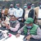 Bungoma Senator Moses Wetangula with politicians from Ford-Kenya party during a recent press briefing