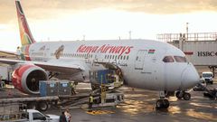 File image of a Kenya Airways Boeing 787 Dreamliner