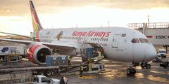 File image of a Kenya Airways Boeing 787 Dreamliner