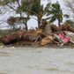 Homes in low-lying areas were flattened by storm surges associated with Cyclone Amphan