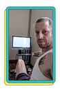 The author captaining his Hydrow rowing machine.
