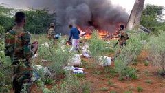 Plane crashes killing passengers