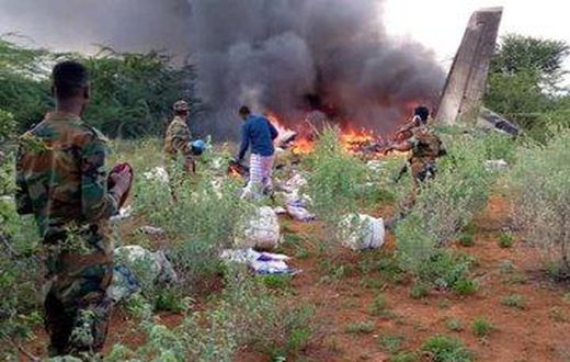 Plane crashes killing passengers