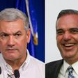 Gonzalo Castillo (L), candidate of the Dominican Liberation Party, and Luis Abidaner, of the Modern Revolutionary Party, were considered the top two contenders in the Dominican Republic's presidential elections