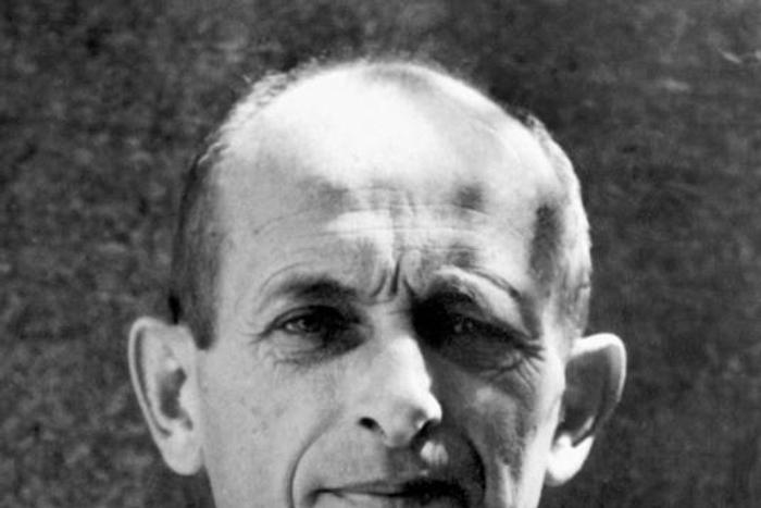 Adolf Eichmann, one of the masterminds of the Holocaust, in an undated photograph