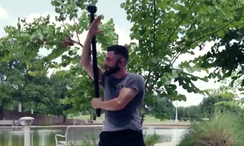 Try This Steel Mace Flow Workout