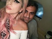 Lady Gaga's Boyfriend, Michael Polanksy, Is Always Standing Behind Her And That's A BFD