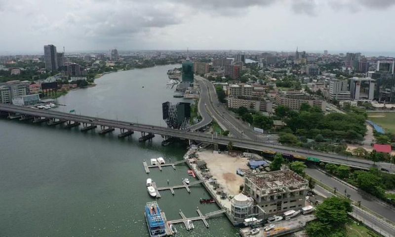 The bridges that are normally impassable at rush hour were empty