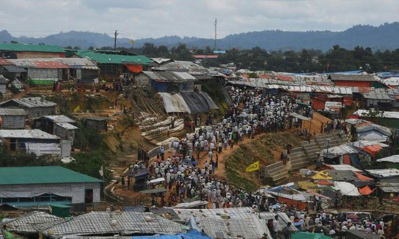 Hundreds of thousands of Rohingya fled to Bangladesh to escape a military crackdown in Myanmar