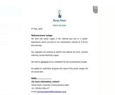 Kenya Power issues statement on nationwide power outage on Saturday May 9, 2020