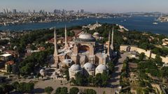 The sixth-century edifice -- whose stunning architecture is a magnet for tourists worldwide -- has been a museum since 1935, open to believers of all faiths