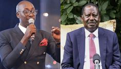 Sauti Sol's Bein Aime Baraza and Former PM Raila Odinga