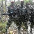 FDPC leader Abdoulaye Miskine(2R, pictured with his fighters in a photo released in 2013 by the FDPC) has been hit with UN sanctions which include an asset freeze and travel ban