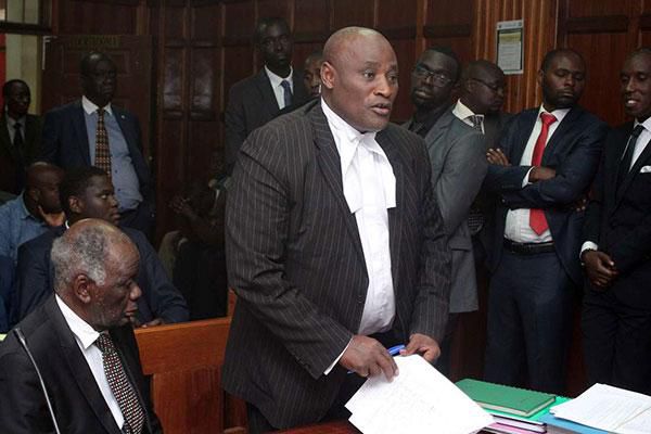 Lawyer Evans Ondieki during a past court appearance