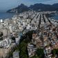 The Pavao-Pavaozinho favela surrounded by the neighborhoods of Copacabana, Ipanema and Lagoa in Rio de Janeiro state, Brazil, on May 22, 2020