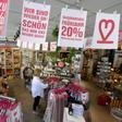 So far only shops up to a floor space of 800 square metres (8,600 square feet) had been authorised to resume sales