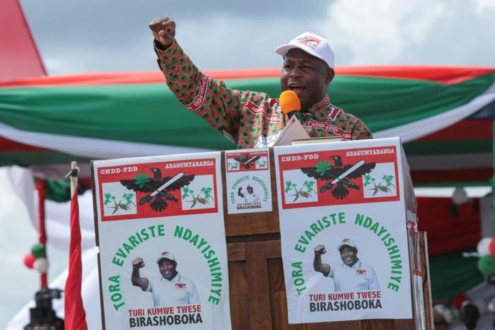 Army general Evariste Ndayishimiye is widely expected to win the election