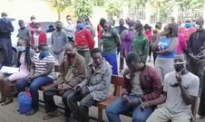 Group of 40 joggers arrested in Kisumu County when they were arraigned in court to answer to charges of violating Covid-19 social distancing measures