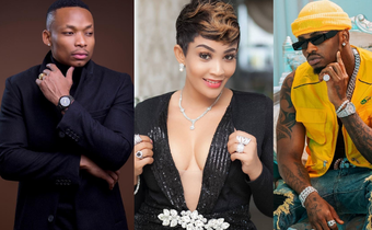 Otile Brown , Zari Hassan and Diamond Platnumz