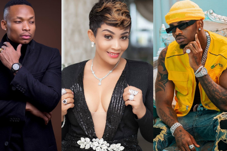 Otile Brown , Zari Hassan and Diamond Platnumz