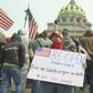Hundreds of people, including lawmakers, gather in Pennsylvania to protest at measures urging much of the US to stay at home during the coronavirus pandemic.Duration:01:19