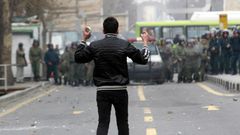 The protests were sparked by a sudden fuel price hike