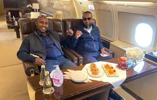 Flying in style: Governor Ali Hassan Joho & Junet Mohamed use private jet to visit Raila in Dubai