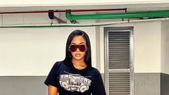 Tanasha Donna rocking a crop top (Instagram)
