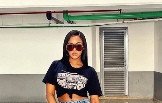 Tanasha Donna rocking a crop top (Instagram)