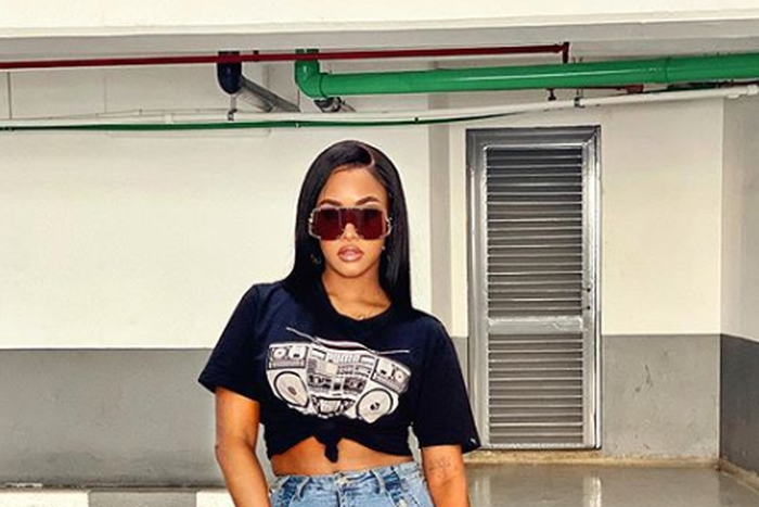 Tanasha Donna rocking a crop top (Instagram)